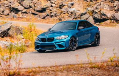 BMW M2 luxury sports car, representing the search for insurance quotes