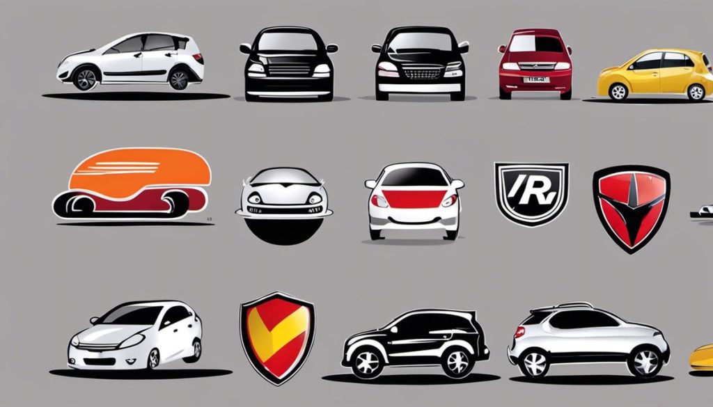 Illustration of an insurance quote for a car with the acronym