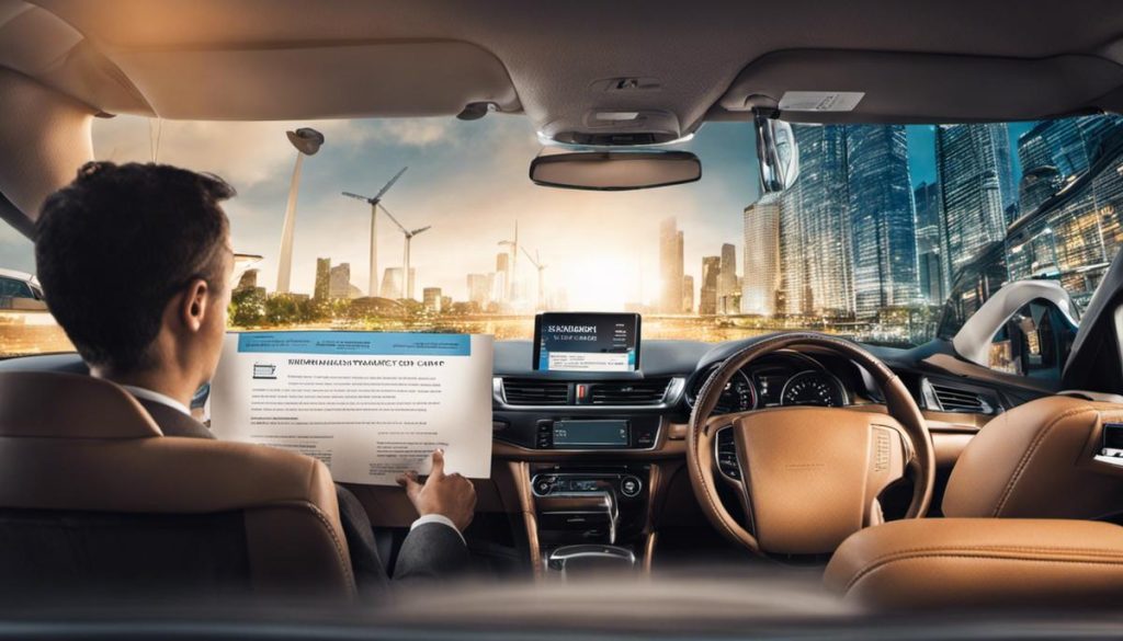 Man seated on the passenger side of a car with no driver, signifying the importance of understanding car insurance basics.