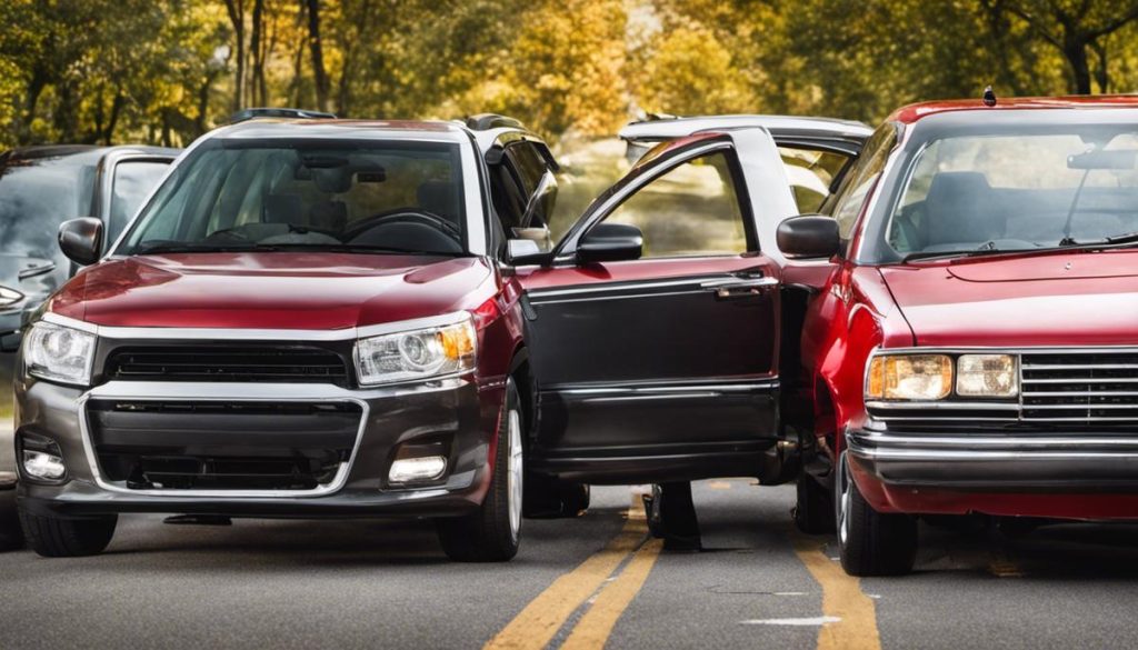 A person comparing different auto insurance options, focusing on costs.