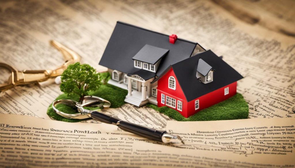 Image of a small house placed on top of a newspaper, symbolizing the relevance of short-term insurance for homeowners.